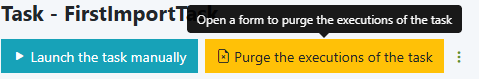 purge manually button
